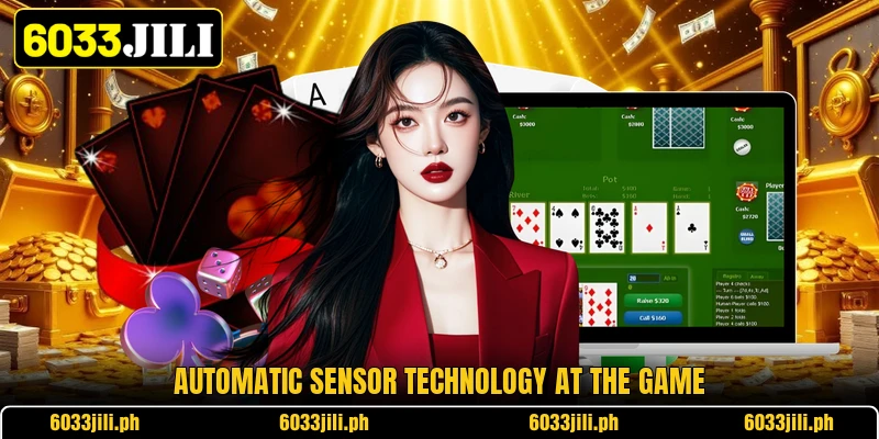 Automatic sensor technology at the game Automatic sensor technology at the game