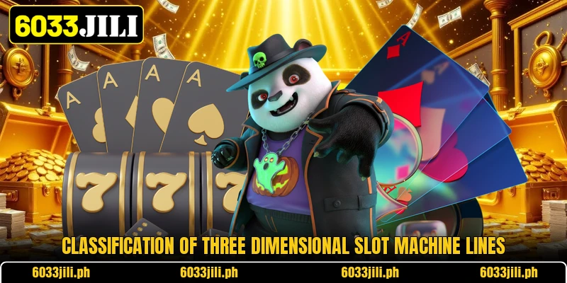 Classification of three dimensional slot machine lines Classification of three dimensional slot machine lines
