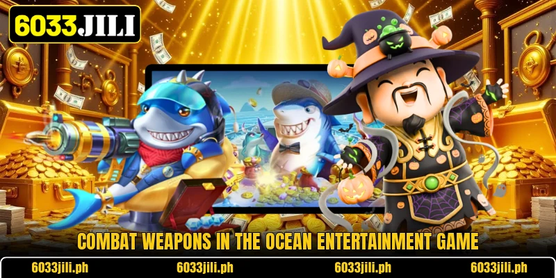 Combat weapons in the ocean entertainment game Combat weapons in the ocean entertainment game