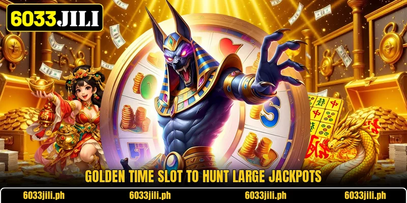 Golden time slot to hunt large jackpots Golden time slot to hunt large jackpots