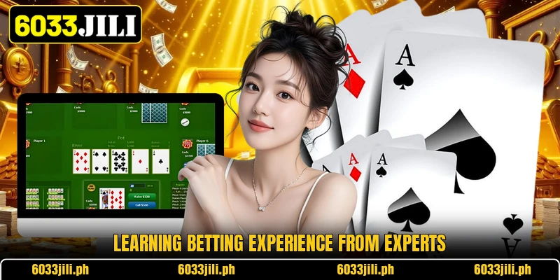 Learning betting experience from experts Learning betting experience from experts