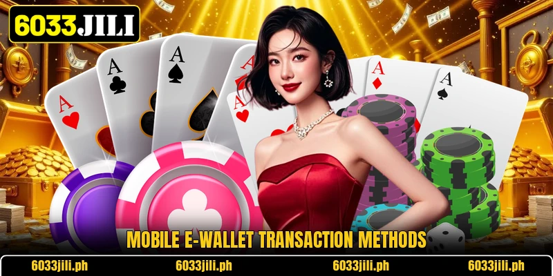 Mobile e-wallet transaction methods Mobile e-wallet transaction methods