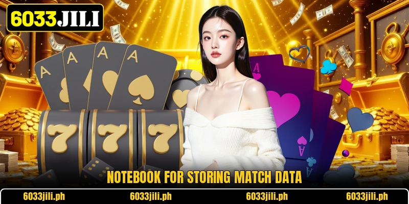Notebook for storing match data Notebook for storing match data