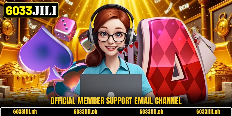 Official member support email channel