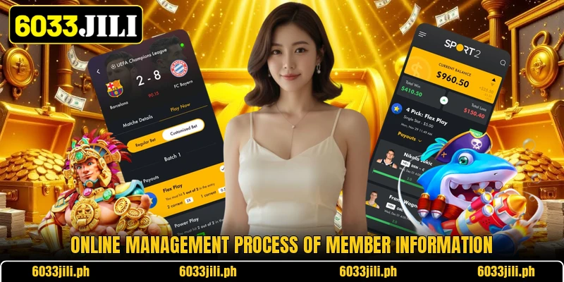 Online management process of member information