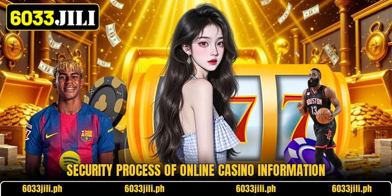 Security process of online casino information